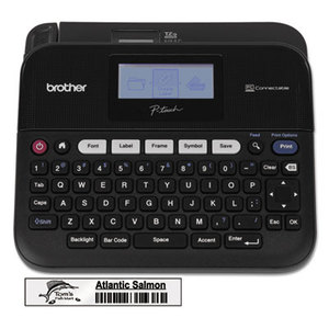 PT-D450 Versatile, PC-Connectable Label Maker, Black by BROTHER INTL. CORP.