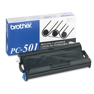 Brother Industries, Ltd PC-501 PC501 Thermal Transfer Print Cartridge, Black by BROTHER INTL. CORP.