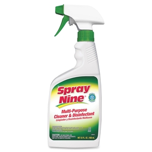 SMEAD MANUFACTURING COMPANY 26825 Multipurpose Cleaner/Disinfectant, Spray Bottle, 22oz. by Spray Nine