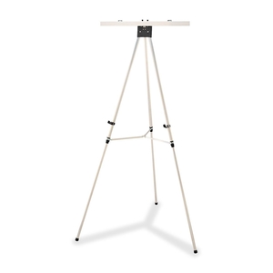 National Industries For the Blind 7520-01-456-7876 Tripod Easel, Adjustable Height 35" To 64", Aluminum/Silver by SKILCRAFT