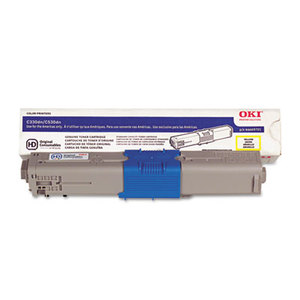 OKI Data 4469701 44469701 Toner, 3,000 Page-Yield, Yellow by OKIDATA