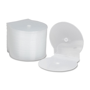 CD/DVD Cases, Clamshell, Plastic, 25/PK, Clear by SKILCRAFT