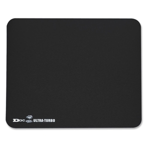 First Base, Inc MP90 Mouse Pad, Ultra Thin, 7-1/8"x8-2/3", Black by DAC