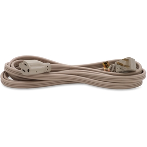 Heavy Duty Extension Cord, 9', Grey by Compucessory