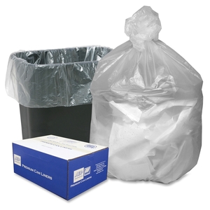 AEP Industries HD24338N Hi-Density Can Liners, 16gal., 24"x33", 1000/CT, Natural by Webster