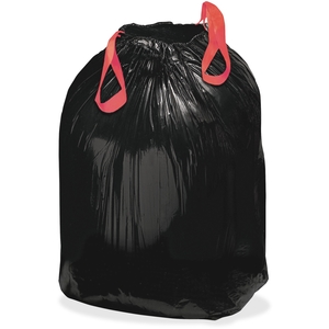 AEP Industries 1DT200 Drawstring Trash Liners,1.2 Mil,30Gal.,30-1/2"x34",200/BX,BK by Webster