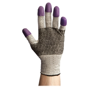 Kimberly-Clark Corporation 97432 Nitrile Gloves,Breathable,Dotted Palm Grip,Large,Purple by Jackson Safety