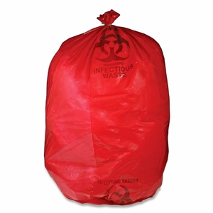 Medical Action Industries Inc. RIWB142143 Biohazard Waste Bag,30-33 Gallon,31"x43",50/BX,Red by Medegen