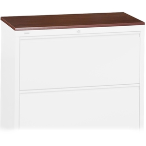 Lorell Furniture 69028 Lateral File Top, 36"x18-5/8",1", Cherry by Lorell