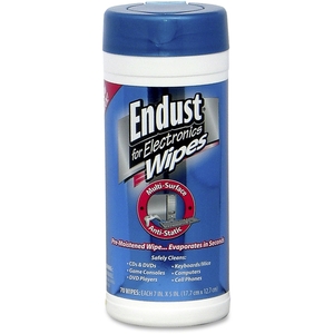 POPUP WIPES PREMOISTENED ANTI STATIC NONSTREAK WIPES by Endust