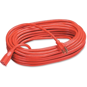 Heavy Duty Extension Cord, 100', Orange by Compucessory