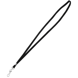 Elite Image 75424 Neck Lanyard for Badges, J-Hook Style, 36 , Black, 24 per Box (AVT75424) by Advantus