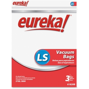 Vacuum Bags,LS Style Filterer,F/ Series 5700/5839,3/PK,WE by Eureka