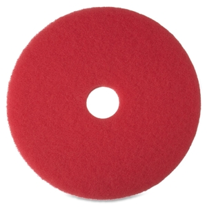 3M 35053 Floor Buffing Pad, 20", 5/BX, Red by 3M