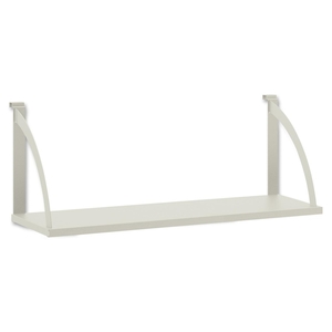 The HON Company VSH36GYGY Partition Mounted Shelf, 36"x12-3/4"x14-1/2", Gray by Basyx by HON