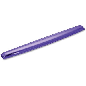 Fellowes, Inc 91437 Crystal Gel Wrist Rest, 19-5/16"x2-5/16"x15/16", Purple by Fellowes