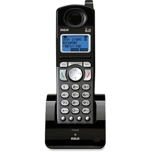 Phone Handset, 2-Line Cordless, Caller ID, BK/SR by RCA