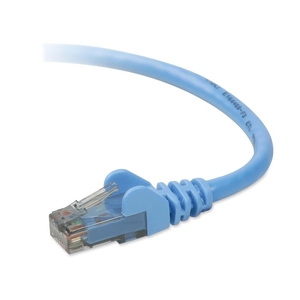 Belkin International, Inc A3L98007BLS CAT6 Snagless Patch Cable, 7' L, Blue by Belkin