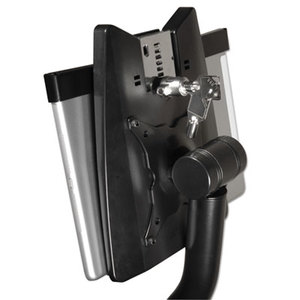 Tablet Kiosk Stand Locking System, Black by KANTEK INC.