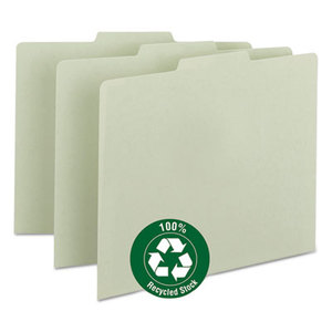 SMEAD MANUFACTURING COMPANY 50334 Recycled Tab File Guides, Blank, 1/3 Tab, Pressboard, Letter, 100/Box by SMEAD MANUFACTURING CO.