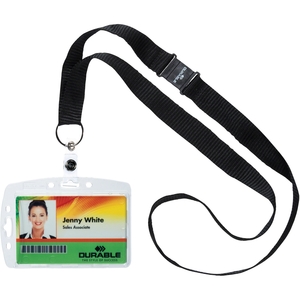 Durable Office Products Corp. 826819 Id Card Holder W Lanyard by Durable