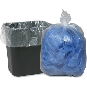 AEP Industries 242315C Trash Bags, 7-10 Gallon, .6 mil, 24"x23", 500/CT, Clear by Webster