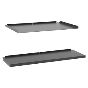 The HON Company MGSHTRA1 Work Wall Kit, Shelf, Tray,17-1/2"x9"x1", Ash Metallic by Basyx by HON