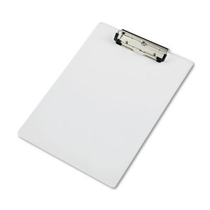 Acrylic Clipboard, 1/2" Capacity, Holds 8-1/2w x 12h, Clear by SAUNDERS MFG. CO., INC.
