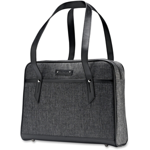 Samsonite 617681408 Heathered Slim Briefcase, 3-1/2"X16-1/2"X12", Gray by Samsonite