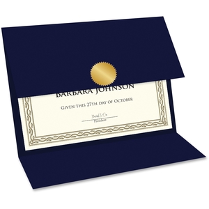 Geographics, LLC 47837 Trifold Traditional Certificates, Navy by Geographics