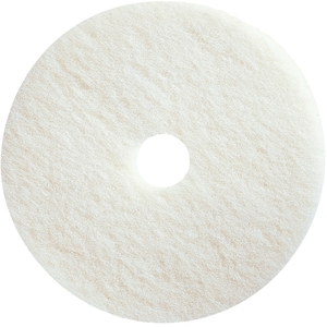 Floor Polishing Pad, Conventional, 13", 5/CT, White by Impact Products