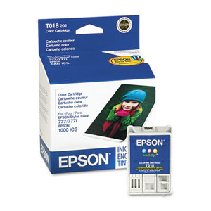 Epson Corporation T018201 T018201 Intellidge Ink, 150 Page-Yield, Tri-Color by EPSON AMERICA, INC.