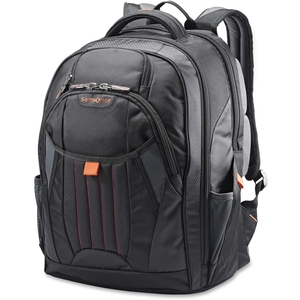 Samsonite 66303-1070 17" TECTONIC 2 LARGE BACKPACK, BLK/ORANG by Samsonite