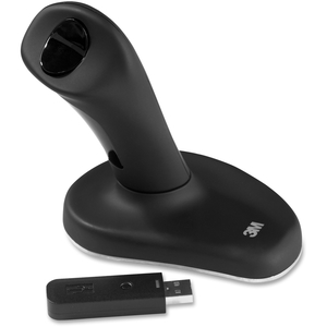 3M EM550GPL Ergonomic Wireless Mouse, Large, 4-1/2"x4-1/2"x3-1/2", Black by 3M