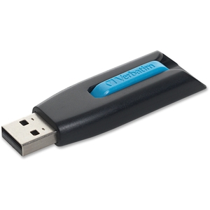 Verbatim America, LLC 49176 USB Drive, 3.0, V3, 16GB, Blue by Verbatim
