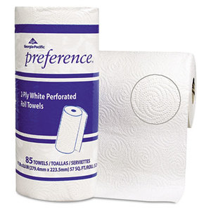 Georgia Pacific Corp. 27315 Perforated Paper Towel Roll, 11 x 8 4/5, White, 85/Roll, 15 Rolls/Carton by GEORGIA PACIFIC