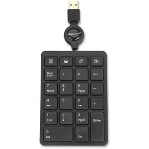 Keypad, USB, 3-1/2"x5-1/2"x1-1/2", Black/Dove Gray by Compucessory