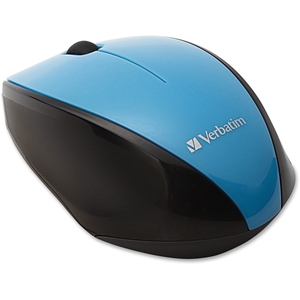 Verbatim America, LLC 97993 Wireless Mouse, Blue LED, Easy Grip, 3-7/8"x2-1/2"x1-1/2",BE by Verbatim