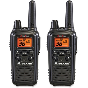 Midland Radio Corporation LXT600VP3 Two-Way Radios, Pair, 24mi Range, Black by Midland