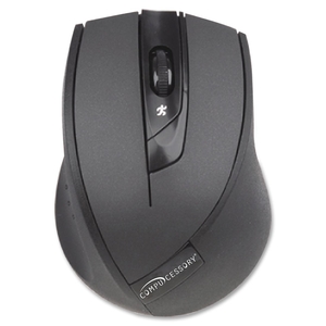 Compucessory 51554 Wireless Mouse, 2.4G, 2-7/8"x4"x1-3/8", Black by Compucessory