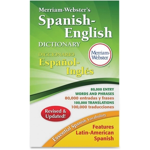 Merriam-Webster, Inc 824 Merriam-Webster's Spanish/English Dictionary, Ast by Merriam-Webster