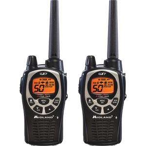 Midland Radio Corporation GXT1000VP4 Two-Way Radios, Pair, 36mi Range, Black by Midland