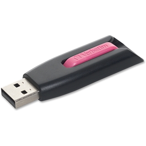 Verbatim America, LLC 49178 USB Drive, 3.0, V3, 16GB, Pink by Verbatim