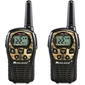 Midland Radio Corporation LXT535VP3 Two-Way Radios, Pair, 24mi Range, Camouflage by Midland