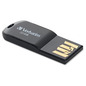 Verbatim America, LLC 44051 Micro USB Drive, 2.0, 32GB, Black by Verbatim