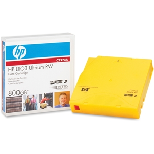 LTO Ultrium, Rewritable, 400GB/800GB, Yellow by HP