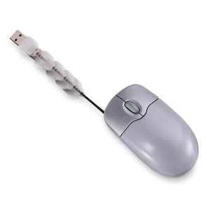 Redi-Tag Corporation 39000 Optical Mouse,Retractable USB Cable,2"x3-7/8"x1-1/2",SR/GY by Compucessory