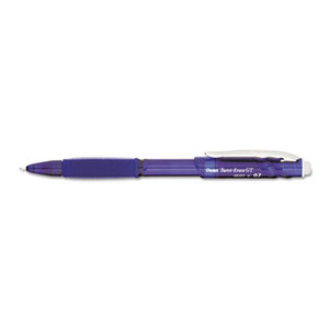 PENTEL OF AMERICA QE207C Twist-Erase GT Pencils, 0.7 mm, Blue by PENTEL OF AMERICA