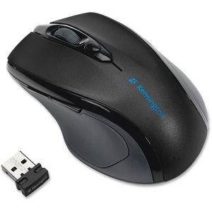 ACCO Brands Corporation 72405 ProFit Wireless Mouse, Mid-Size, Nano USB, Black by Kensington