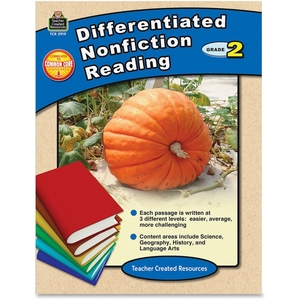 TEACHER CREATED RESOURCES 2919 Book,Diffnt,Nonfctn Readg by Teacher Created Resources
